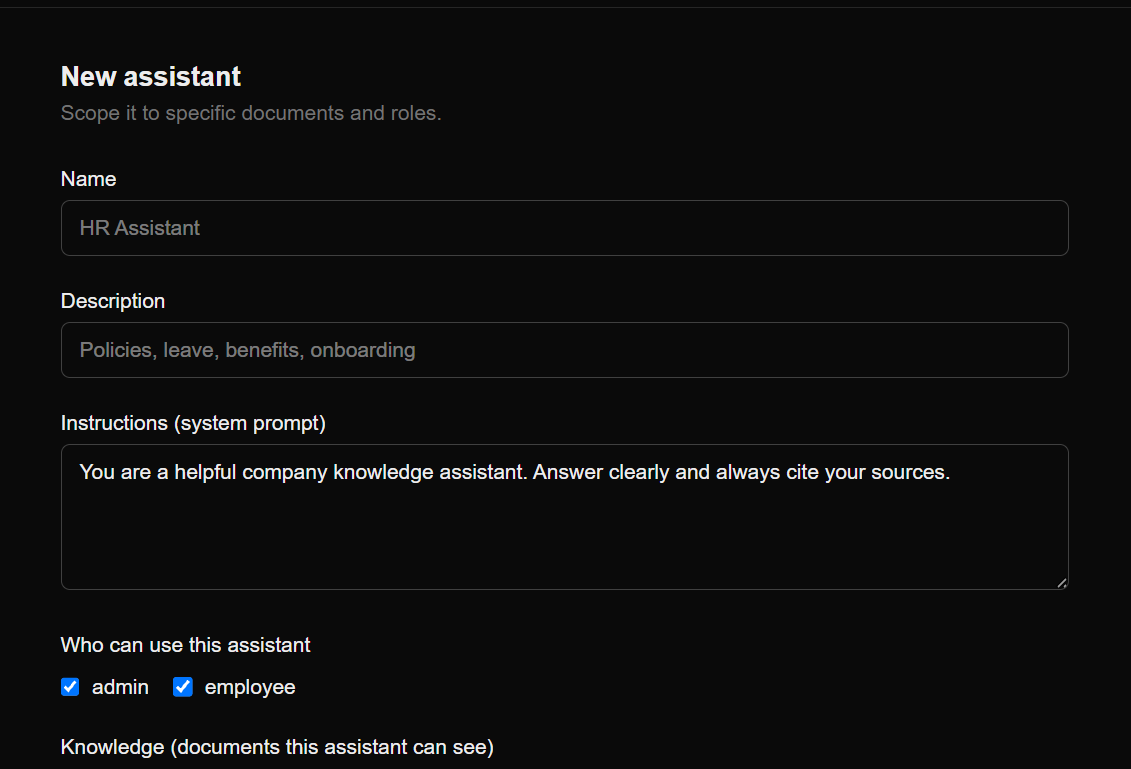 KnowledgeOS — product screenshot